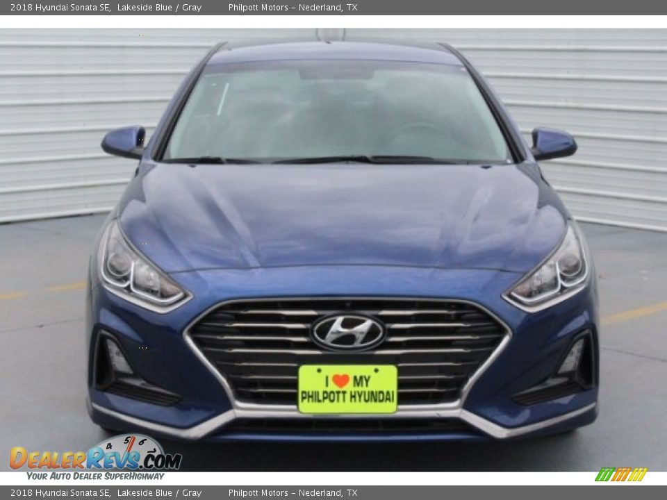 2018 Hyundai Sonata SE Lakeside Blue / Gray Photo #2