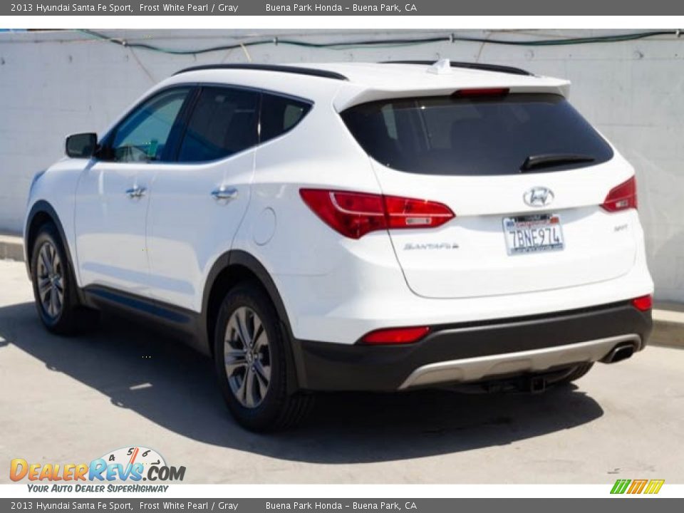 2013 Hyundai Santa Fe Sport Frost White Pearl / Gray Photo #2