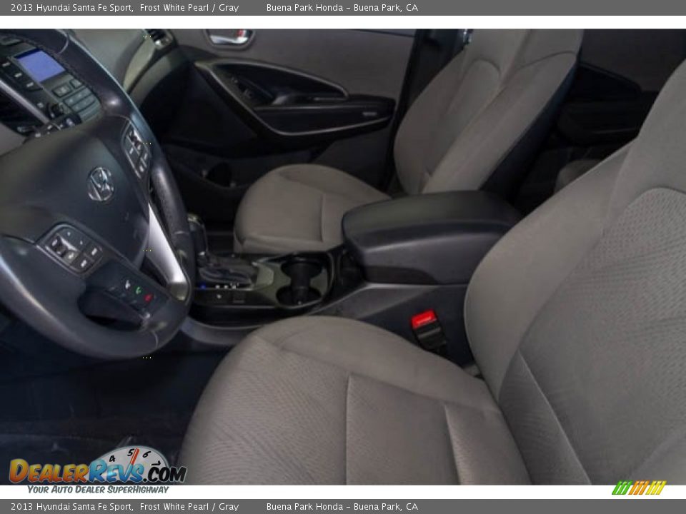 2013 Hyundai Santa Fe Sport Frost White Pearl / Gray Photo #3