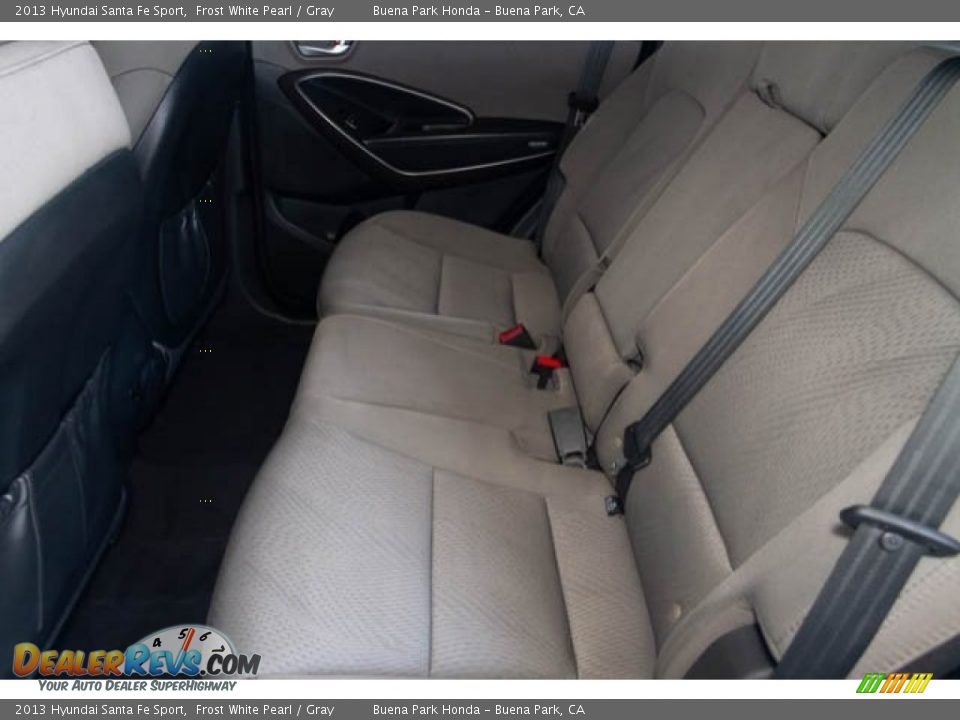 2013 Hyundai Santa Fe Sport Frost White Pearl / Gray Photo #4