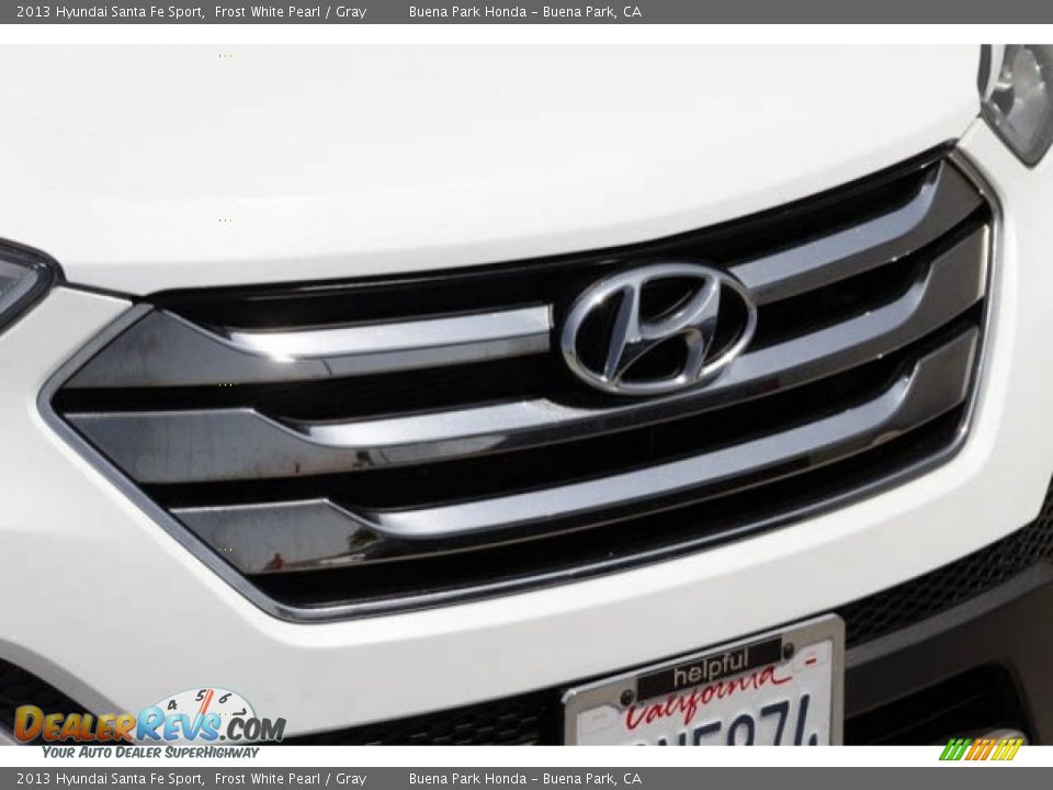 2013 Hyundai Santa Fe Sport Frost White Pearl / Gray Photo #7