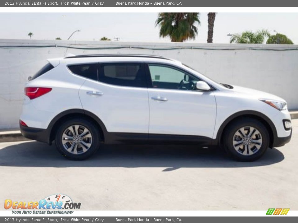 2013 Hyundai Santa Fe Sport Frost White Pearl / Gray Photo #8