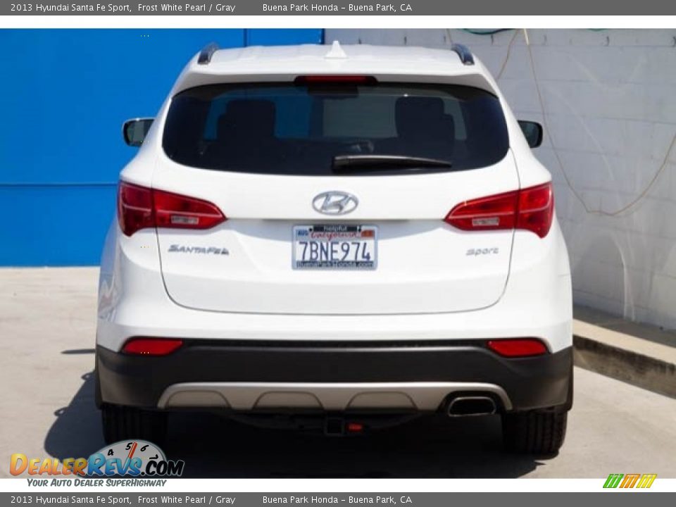2013 Hyundai Santa Fe Sport Frost White Pearl / Gray Photo #9