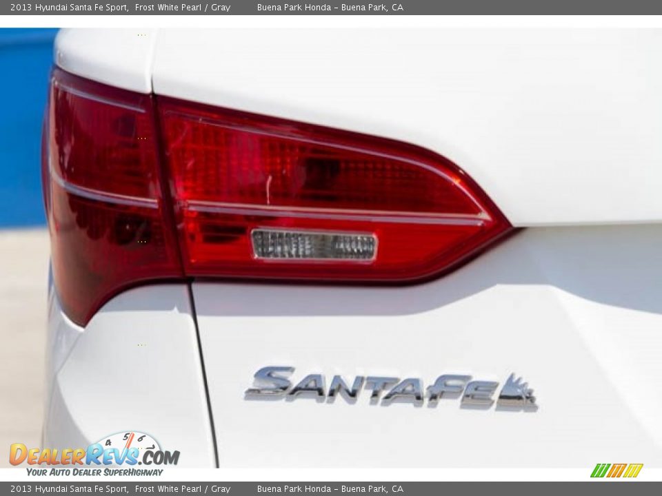 2013 Hyundai Santa Fe Sport Frost White Pearl / Gray Photo #10