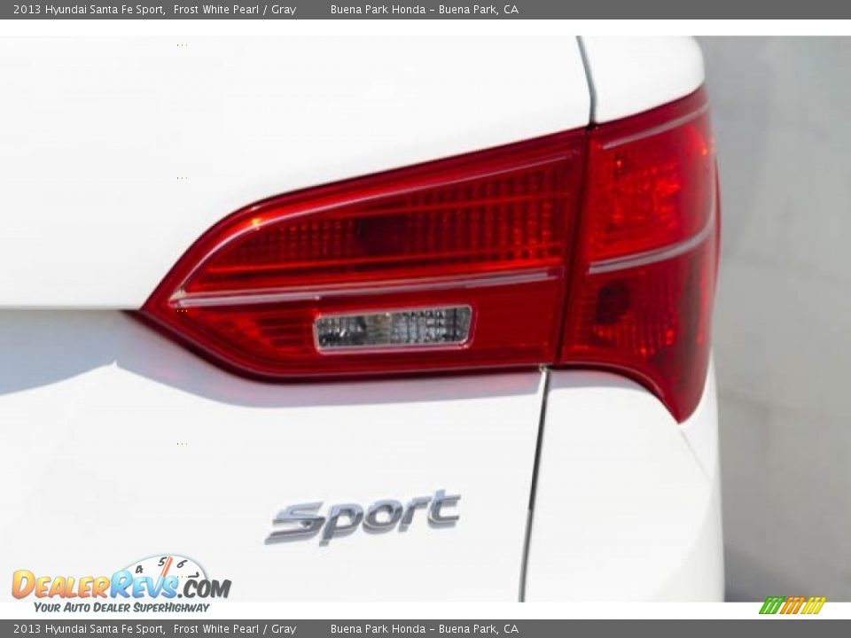 2013 Hyundai Santa Fe Sport Frost White Pearl / Gray Photo #11