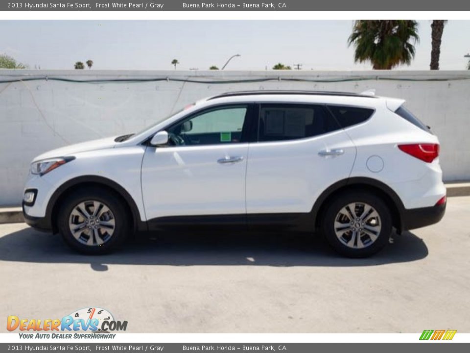 2013 Hyundai Santa Fe Sport Frost White Pearl / Gray Photo #13