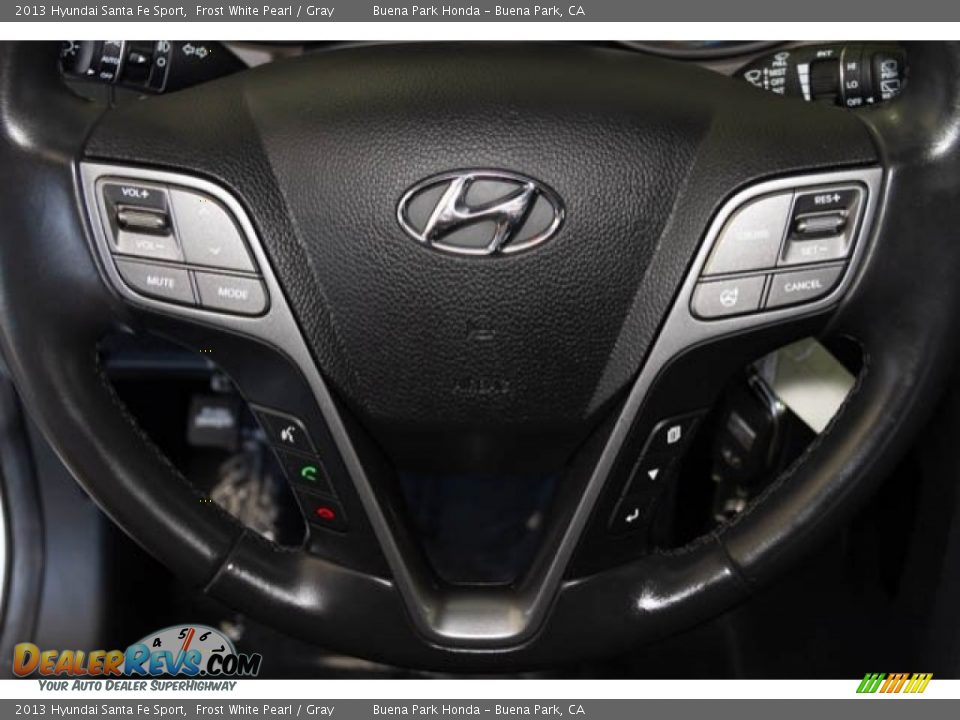 2013 Hyundai Santa Fe Sport Frost White Pearl / Gray Photo #14