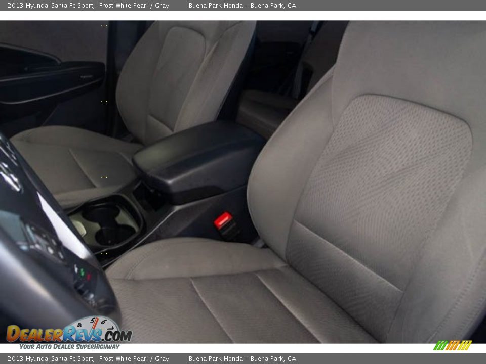 2013 Hyundai Santa Fe Sport Frost White Pearl / Gray Photo #16
