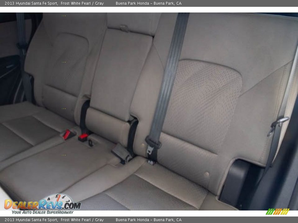 2013 Hyundai Santa Fe Sport Frost White Pearl / Gray Photo #17