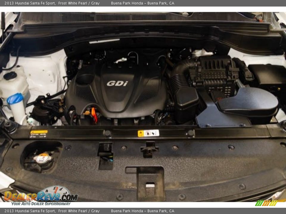 2013 Hyundai Santa Fe Sport Frost White Pearl / Gray Photo #30