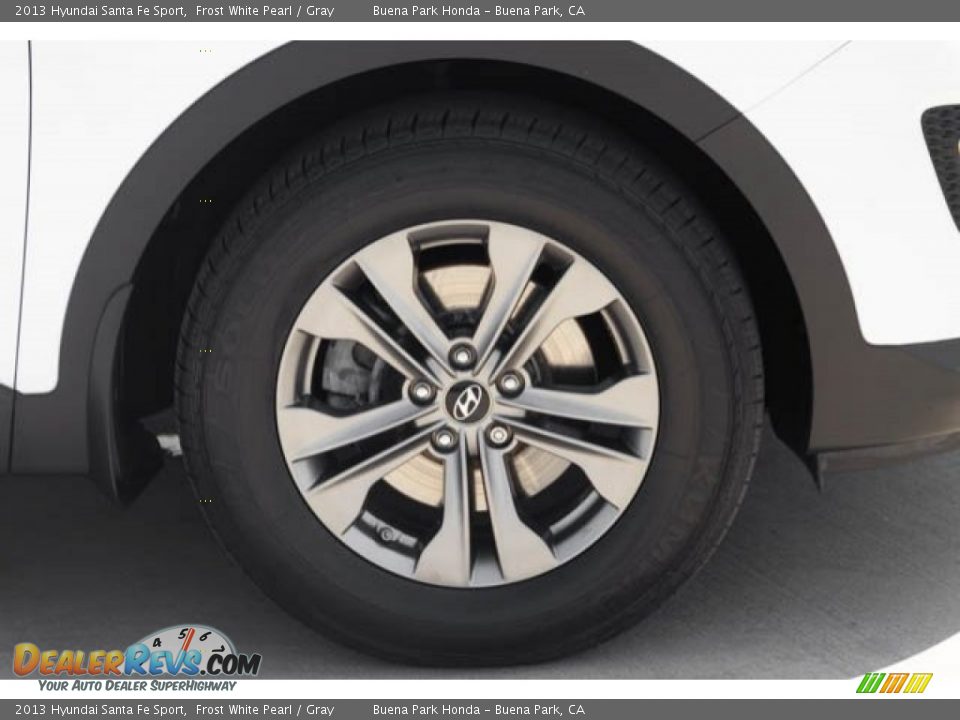 2013 Hyundai Santa Fe Sport Frost White Pearl / Gray Photo #32