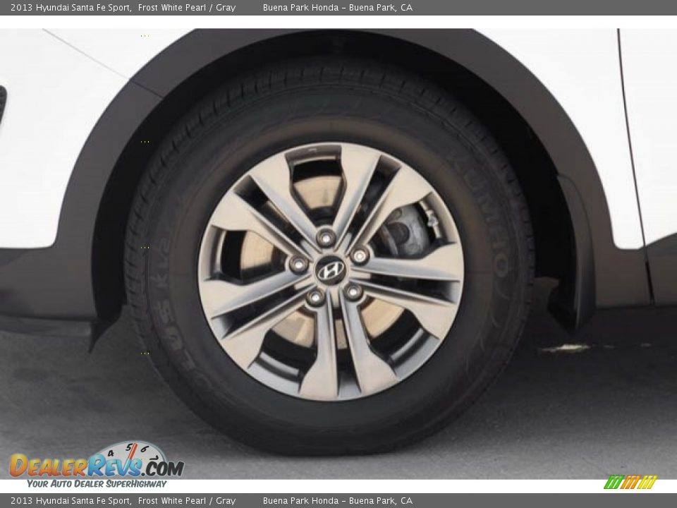 2013 Hyundai Santa Fe Sport Frost White Pearl / Gray Photo #33
