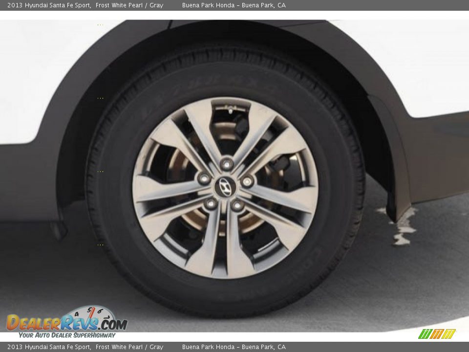 2013 Hyundai Santa Fe Sport Frost White Pearl / Gray Photo #34