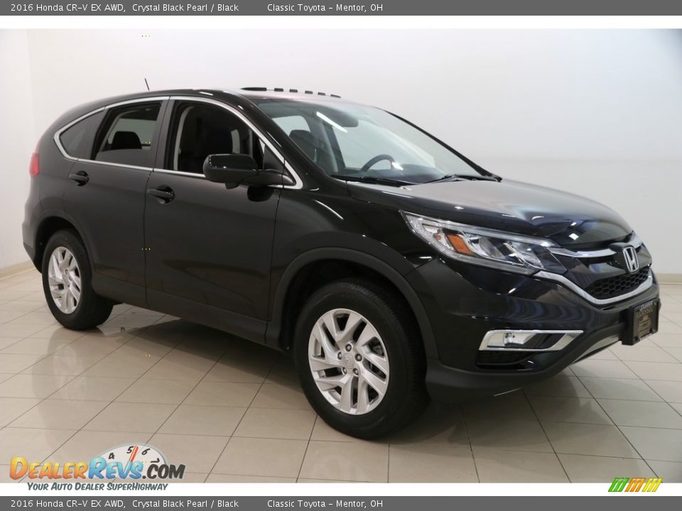 2016 Honda CR-V EX AWD Crystal Black Pearl / Black Photo #1