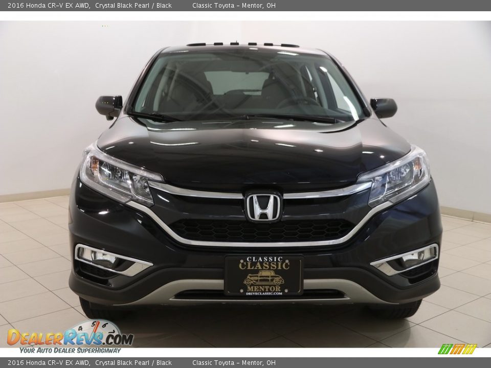 2016 Honda CR-V EX AWD Crystal Black Pearl / Black Photo #2