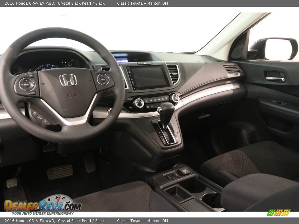 2016 Honda CR-V EX AWD Crystal Black Pearl / Black Photo #7
