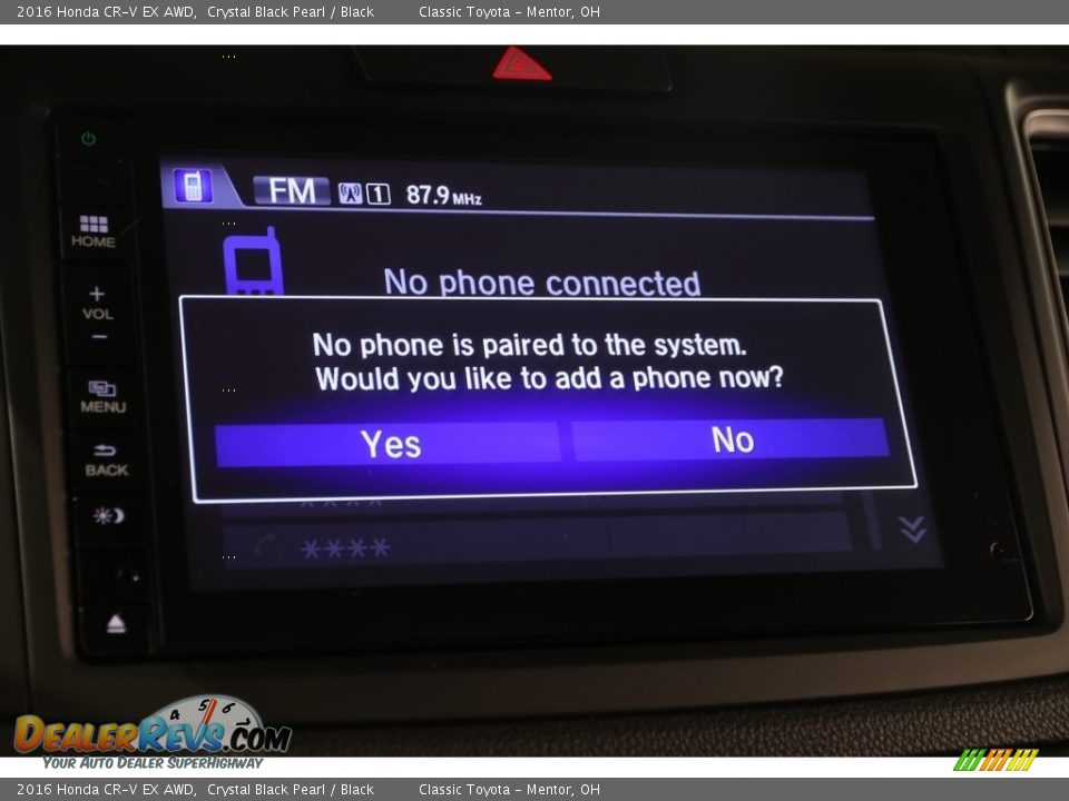 2016 Honda CR-V EX AWD Crystal Black Pearl / Black Photo #14