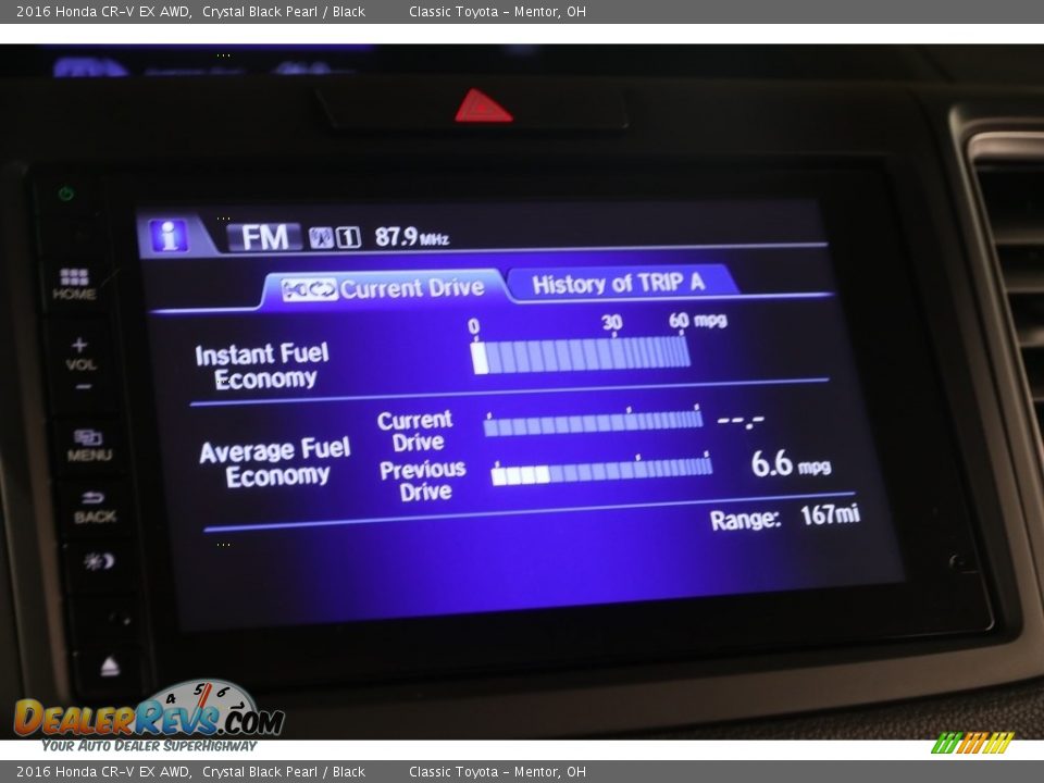 2016 Honda CR-V EX AWD Crystal Black Pearl / Black Photo #15