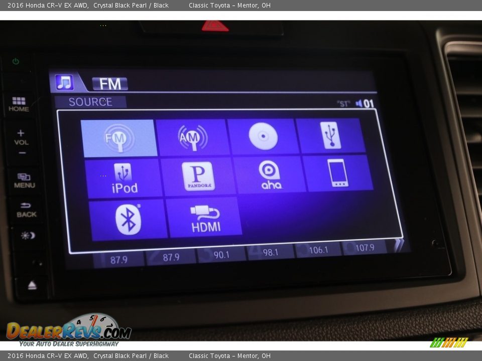 2016 Honda CR-V EX AWD Crystal Black Pearl / Black Photo #16