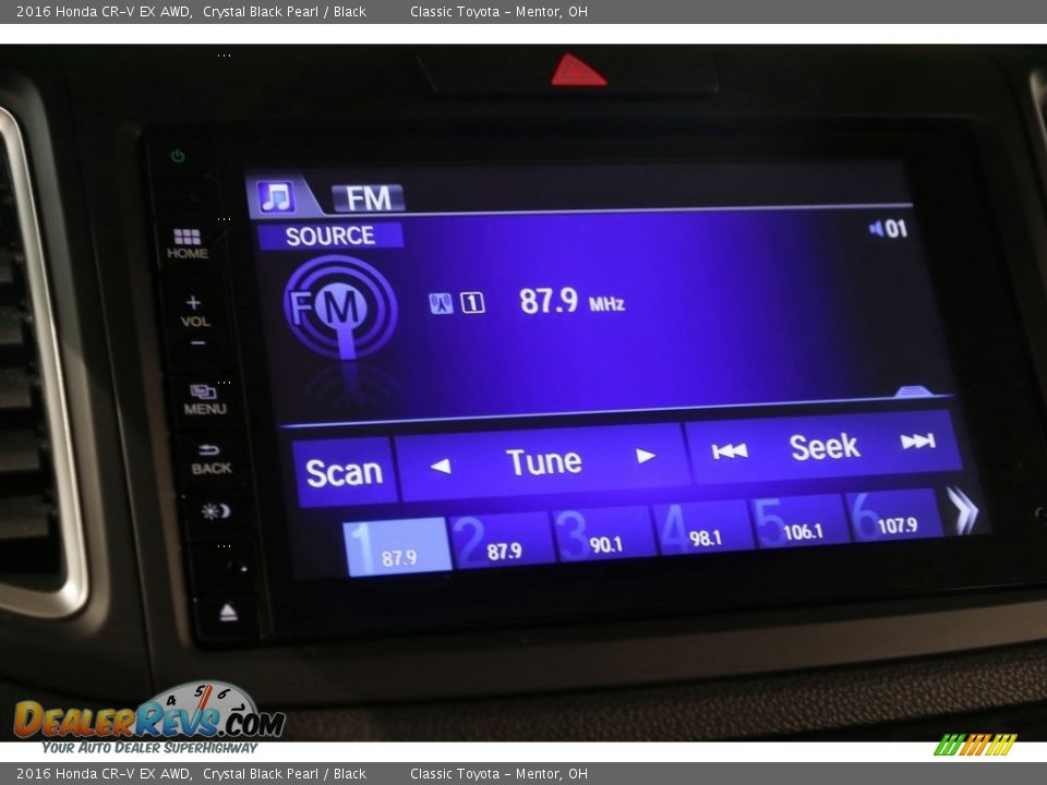2016 Honda CR-V EX AWD Crystal Black Pearl / Black Photo #17