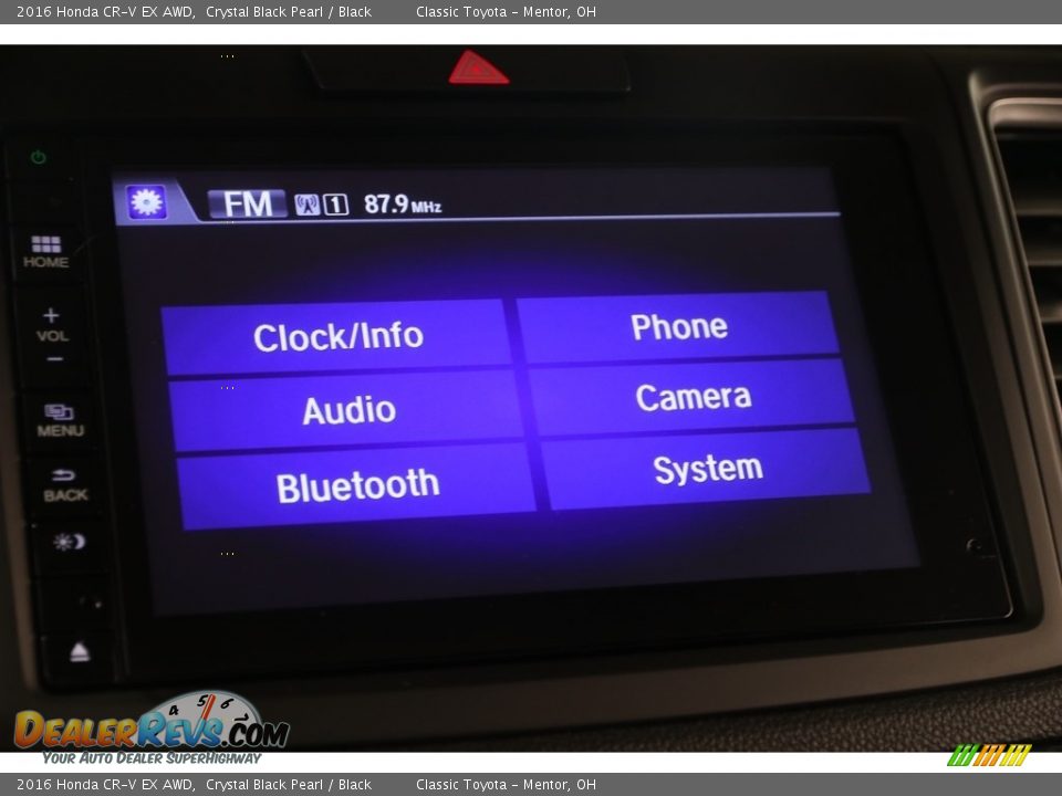 2016 Honda CR-V EX AWD Crystal Black Pearl / Black Photo #18