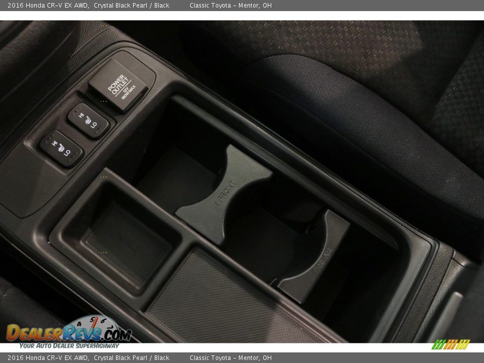 2016 Honda CR-V EX AWD Crystal Black Pearl / Black Photo #28