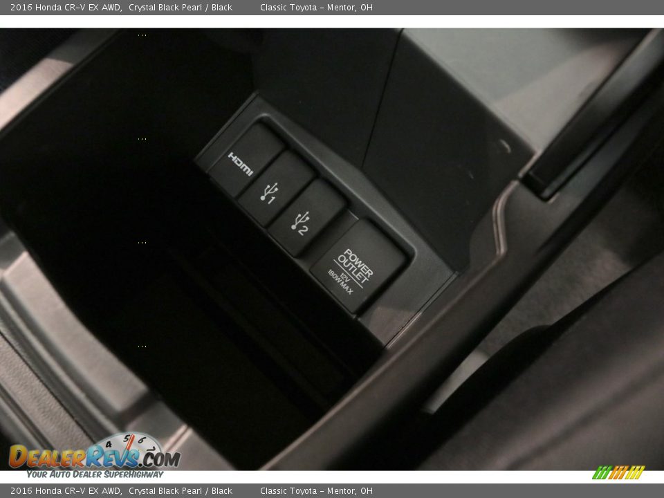 2016 Honda CR-V EX AWD Crystal Black Pearl / Black Photo #29