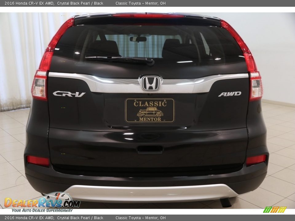 2016 Honda CR-V EX AWD Crystal Black Pearl / Black Photo #34