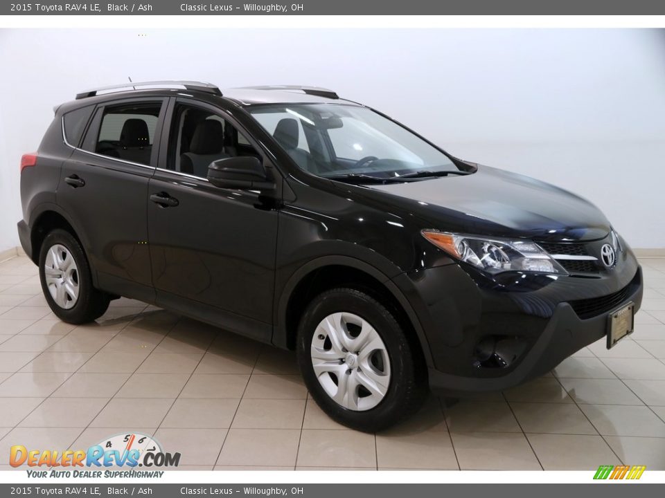 2015 Toyota RAV4 LE Black / Ash Photo #1