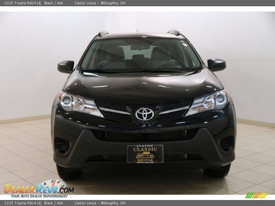 2015 Toyota RAV4 LE Black / Ash Photo #2