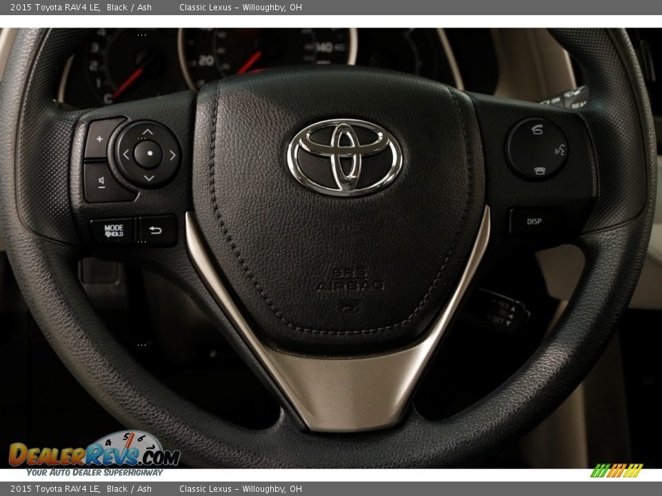 2015 Toyota RAV4 LE Black / Ash Photo #6