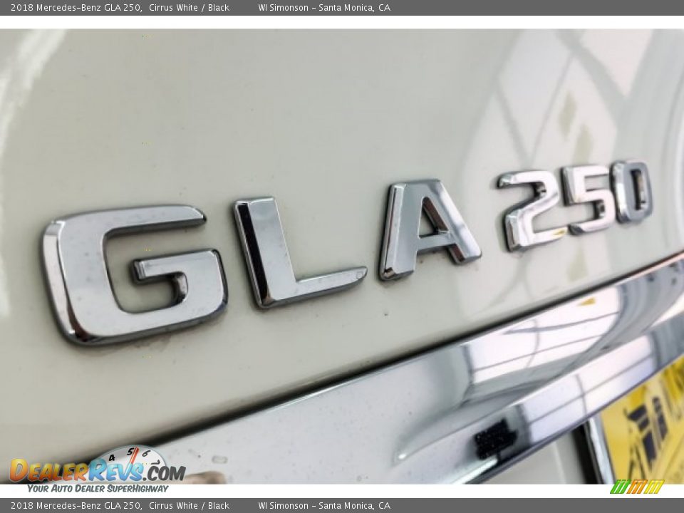 2018 Mercedes-Benz GLA 250 Cirrus White / Black Photo #7