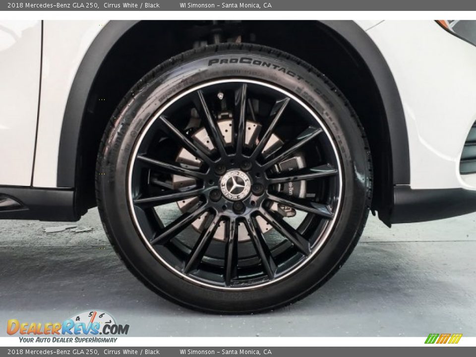 2018 Mercedes-Benz GLA 250 Cirrus White / Black Photo #8