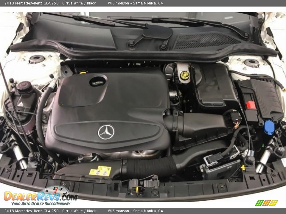 2018 Mercedes-Benz GLA 250 Cirrus White / Black Photo #9