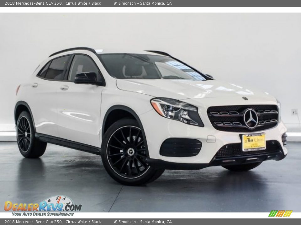 2018 Mercedes-Benz GLA 250 Cirrus White / Black Photo #12