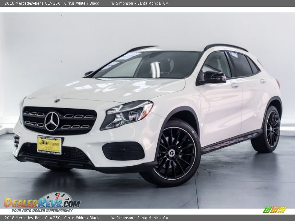 2018 Mercedes-Benz GLA 250 Cirrus White / Black Photo #13