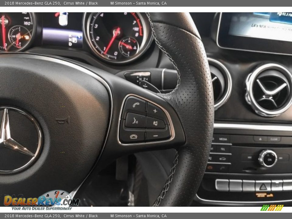 2018 Mercedes-Benz GLA 250 Cirrus White / Black Photo #18