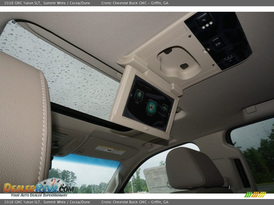 2018 GMC Yukon SLT Summit White / Cocoa/Dune Photo #7