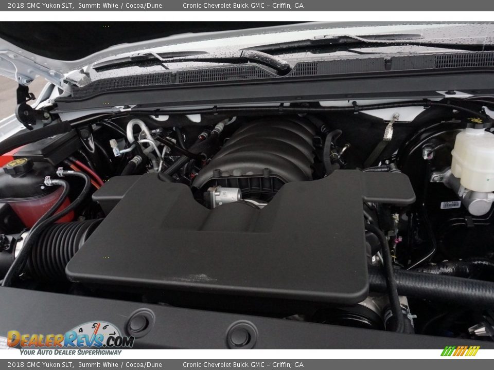 2018 GMC Yukon SLT Summit White / Cocoa/Dune Photo #9