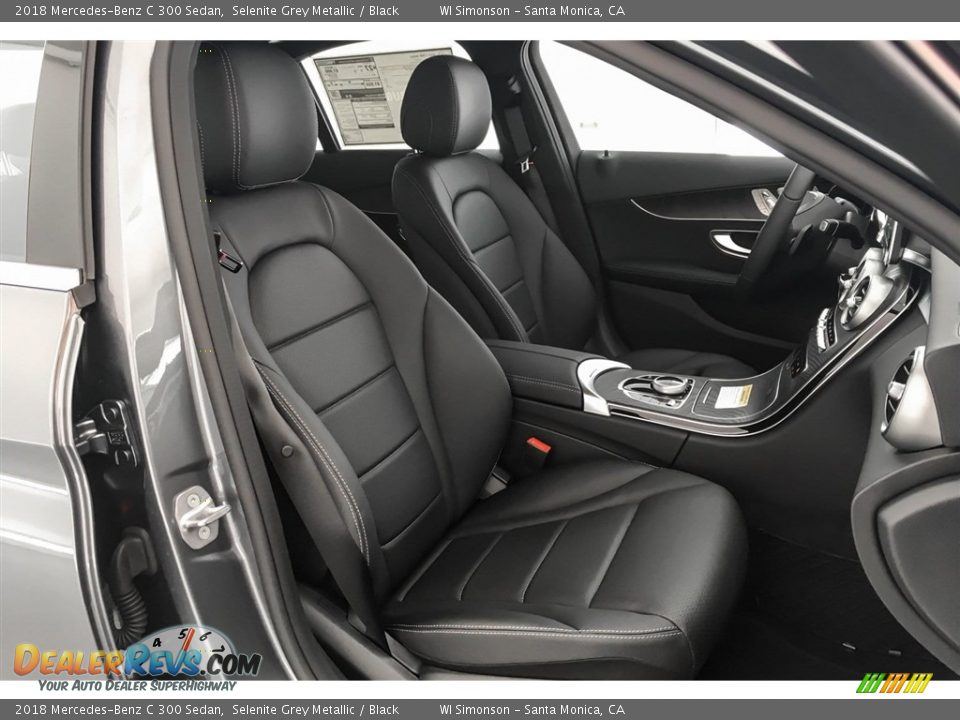 2018 Mercedes-Benz C 300 Sedan Selenite Grey Metallic / Black Photo #2