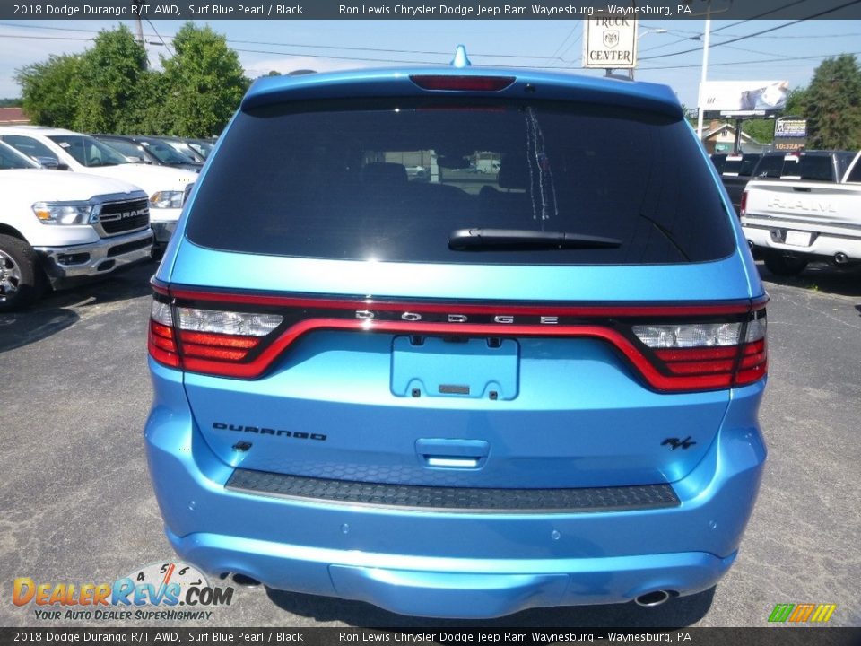 2018 Dodge Durango R/T AWD Surf Blue Pearl / Black Photo #4