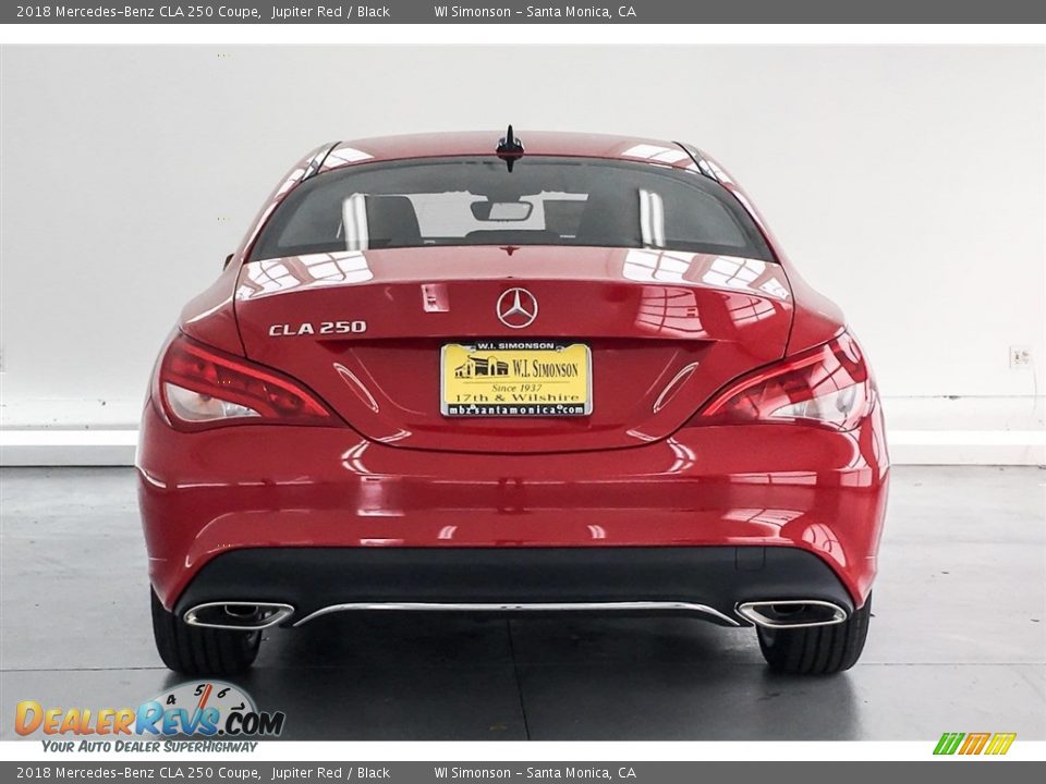 2018 Mercedes-Benz CLA 250 Coupe Jupiter Red / Black Photo #4