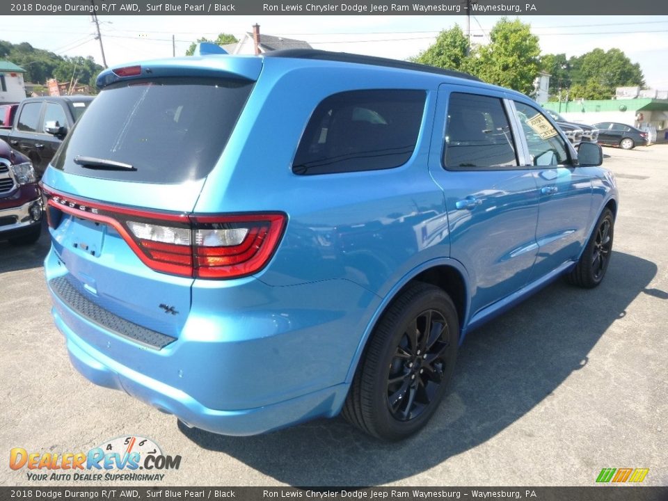2018 Dodge Durango R/T AWD Surf Blue Pearl / Black Photo #5
