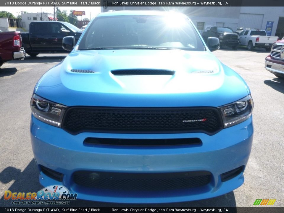 2018 Dodge Durango R/T AWD Surf Blue Pearl / Black Photo #8