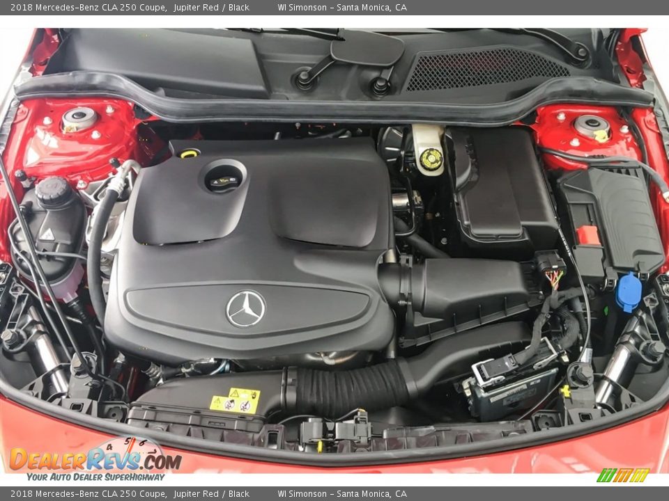 2018 Mercedes-Benz CLA 250 Coupe Jupiter Red / Black Photo #8