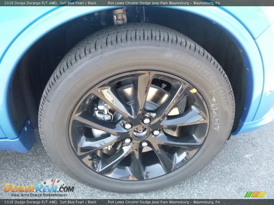 2018 Dodge Durango R/T AWD Surf Blue Pearl / Black Photo #9