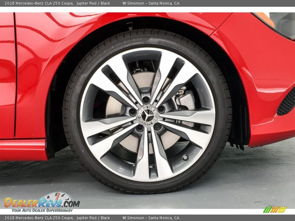 2018 Mercedes-Benz CLA 250 Coupe Jupiter Red / Black Photo #9