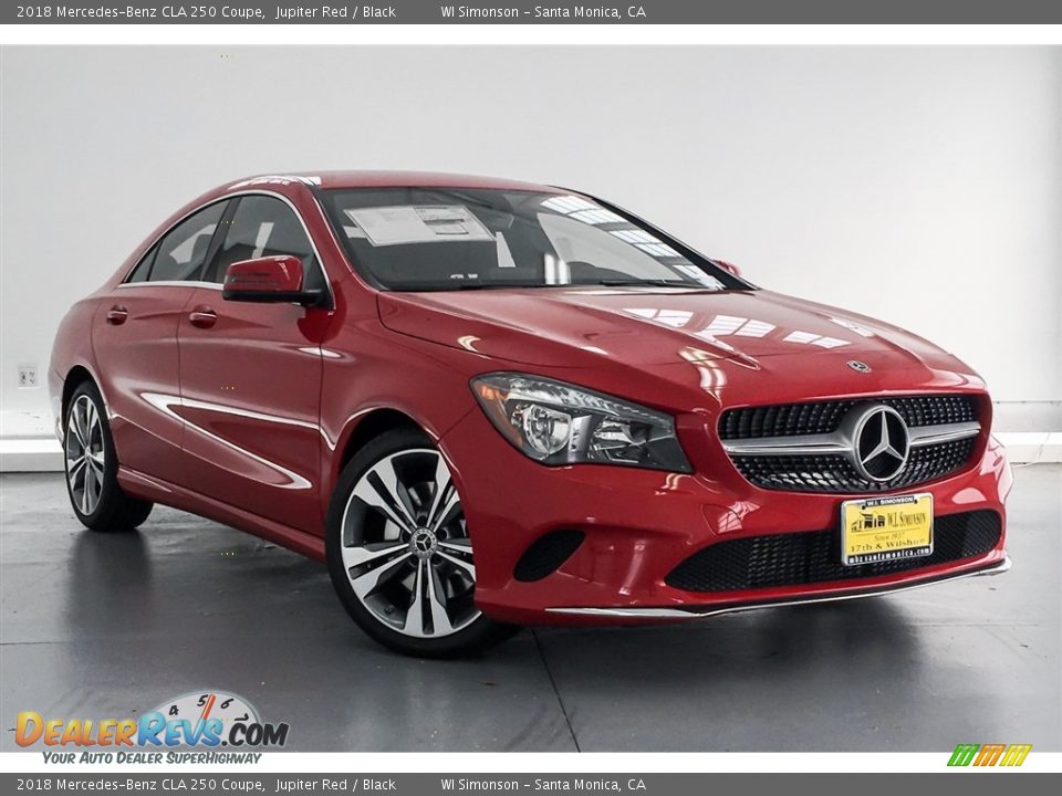 2018 Mercedes-Benz CLA 250 Coupe Jupiter Red / Black Photo #12