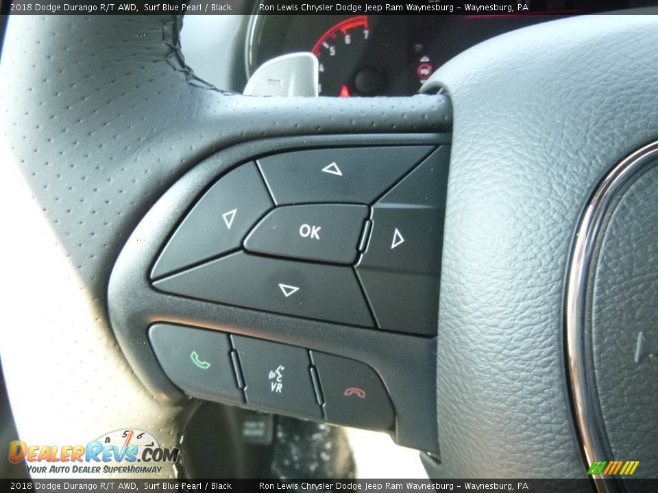 2018 Dodge Durango R/T AWD Surf Blue Pearl / Black Photo #20