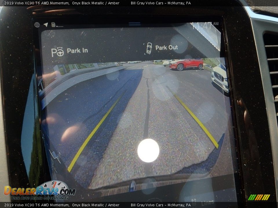 2019 Volvo XC90 T6 AWD Momentum Onyx Black Metallic / Amber Photo #15